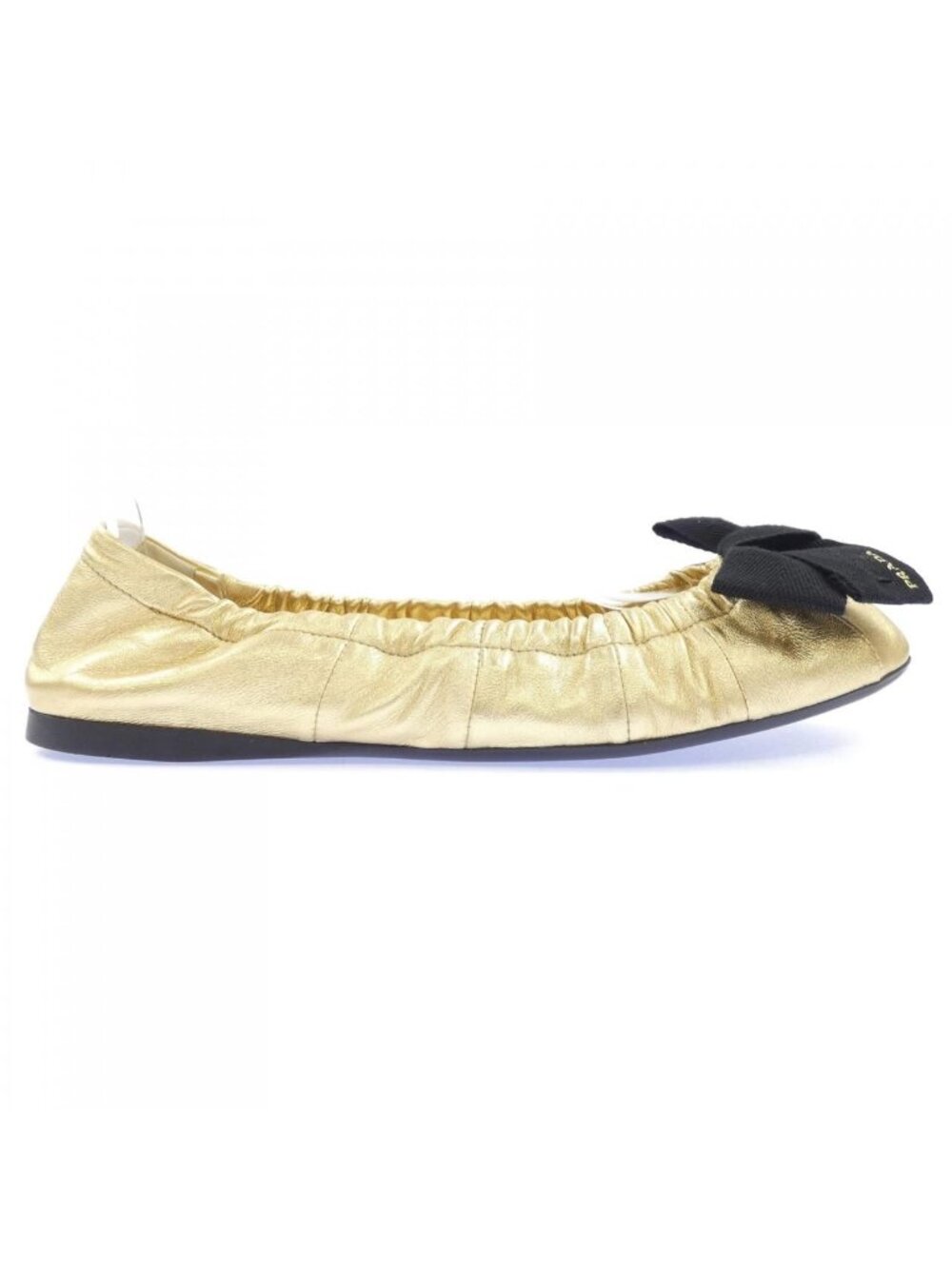Prada Flat Shoes Gold
